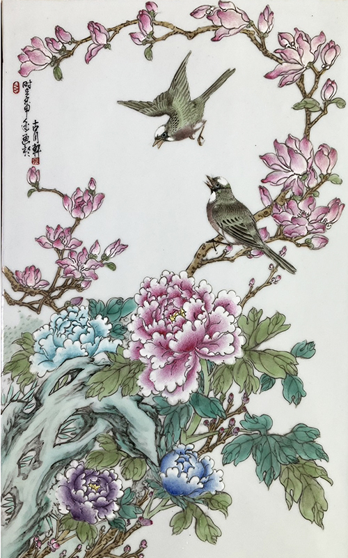 (一套3片)花鳥  粉彩的第4張圖片